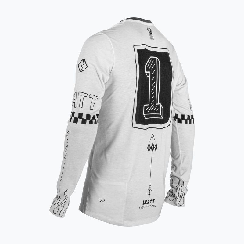 Maglia a manica lunga MTB da uomo Leatt MTB Gravity 3.0 cream white 2