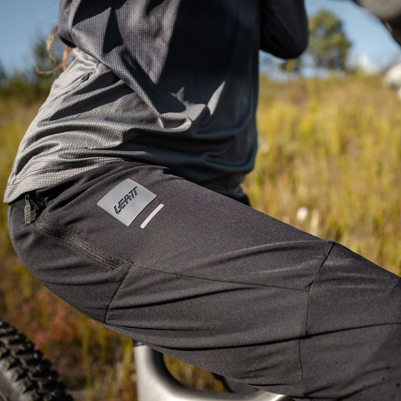 Pantaloni da ciclismo donna Leatt MTB Trail 3.0 Liner ghost black 4