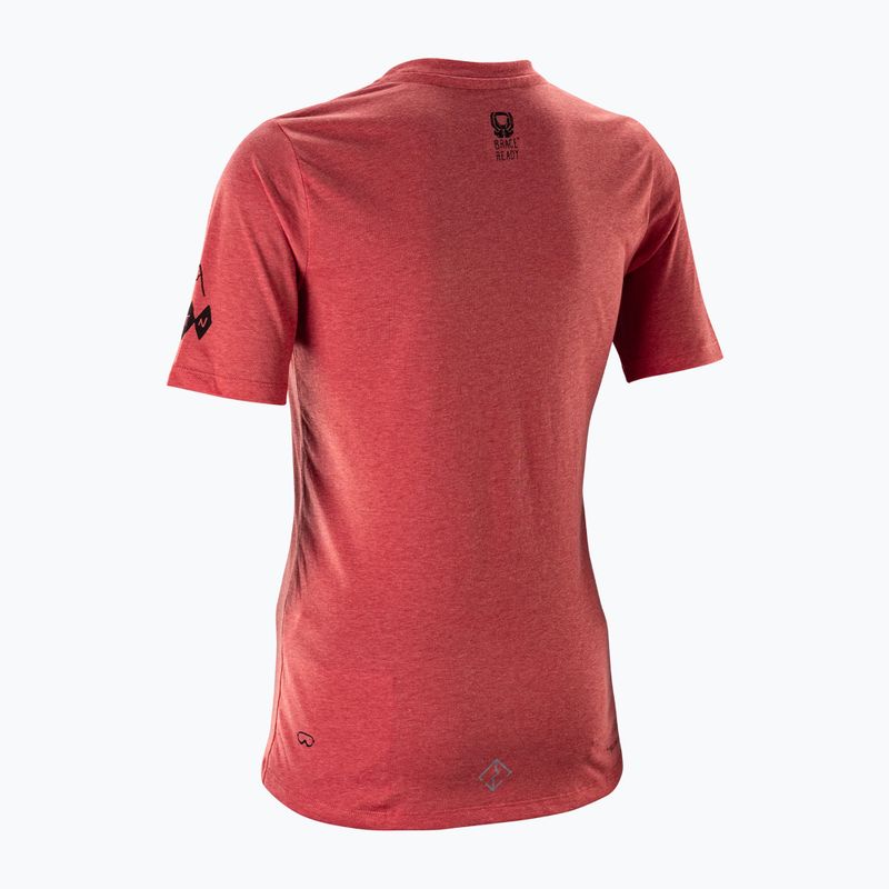 Maglia da ciclismo donna Leatt MTB Gravity 3.0 dusty red 2