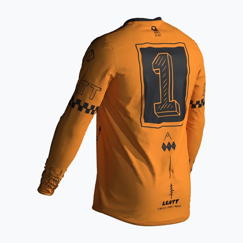 Maglia a maniche lunghe da ciclismo junior Leatt MTB Gravity 3.0 JR lager yellow 2