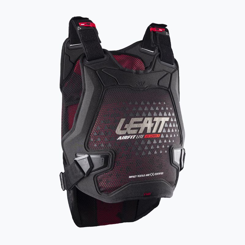 Cicalino per bicicletta Leatt Chest Protector 3DF AirFit Evo Lite black 3