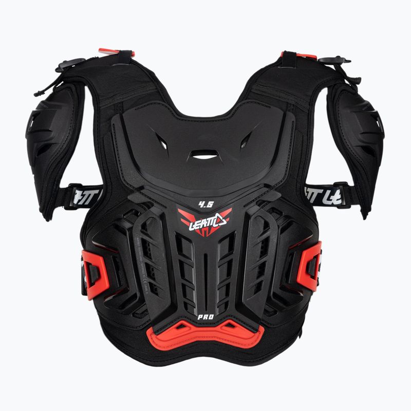 Paracolpi da bicicletta per bambini Leatt 4.5 Pro nero/rosso