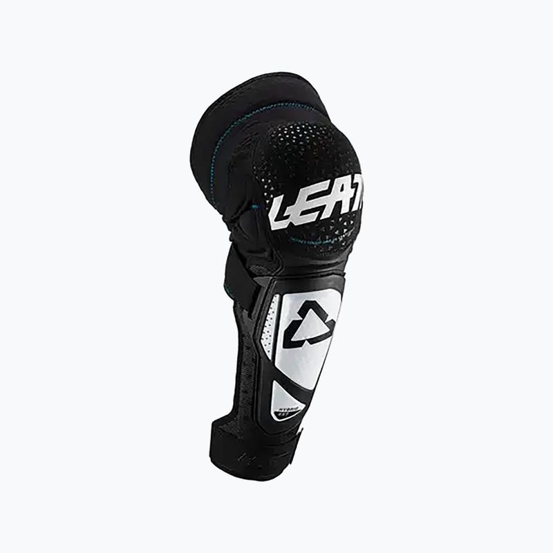 Protezioni Leatt 3DF Hybrid EXT per ginocchio e tibia per bambini, bianco/nero