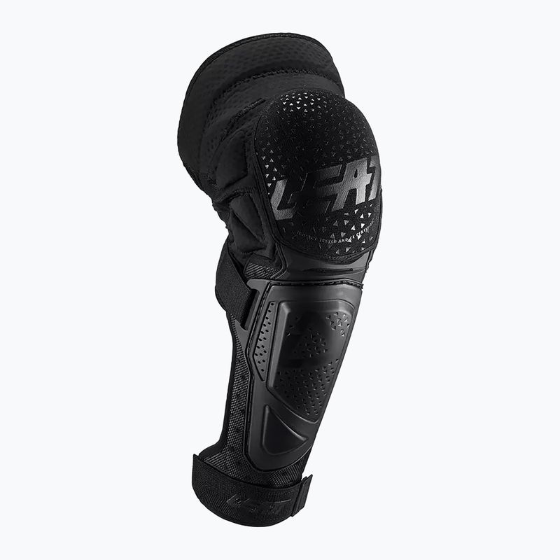 Protezioni Leatt 3DF Hybrid EXT nere per ginocchia e tibie da bicicletta