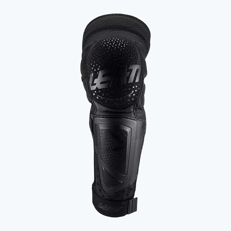 Protezioni Leatt 3DF Hybrid EXT nere per ginocchia e tibie da bicicletta 2
