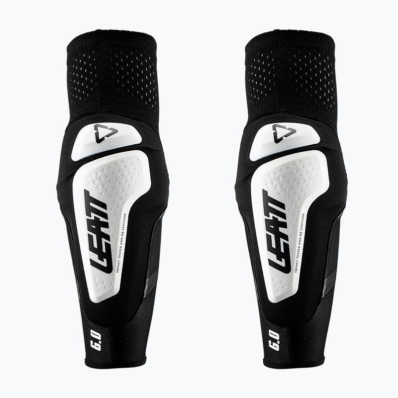 Protezioni per gomiti da bicicletta Leatt 3DF 6.0 bianco/nero