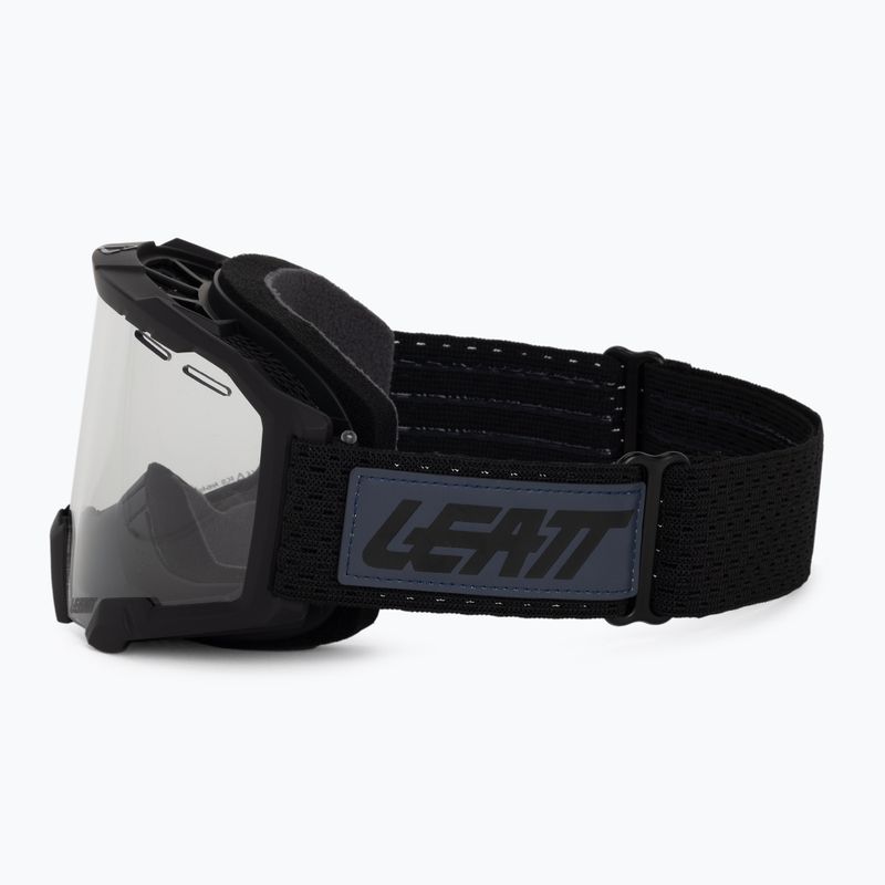 Occhiali da ciclismo Leatt Velocity 5.5 nero/grigio chiaro 4