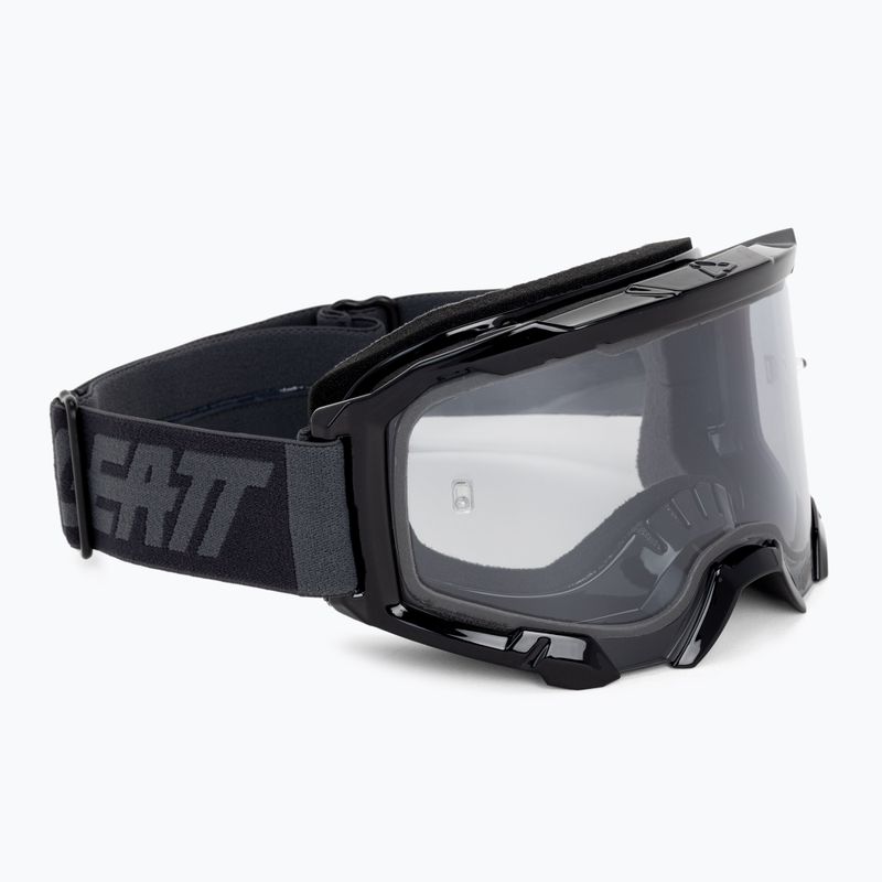 Occhiali da ciclismo Leatt Velocity 4.5 nero/grigio chiaro