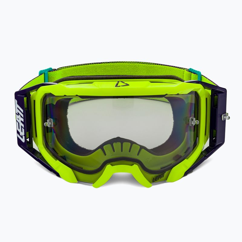Occhiali da ciclismo Leatt Velocity 5.5 giallo neon/grigio chiaro 2