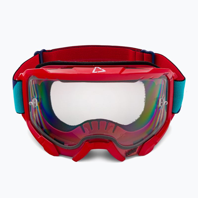 Occhiali da ciclismo Leatt Velocity 4.5 v22 rosso chiaro 2