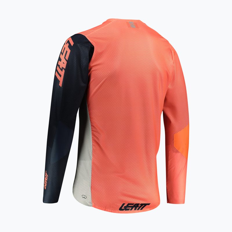 Leatt MTB Gravity 4.0 ciclismo uomo manica lunga corallo 3