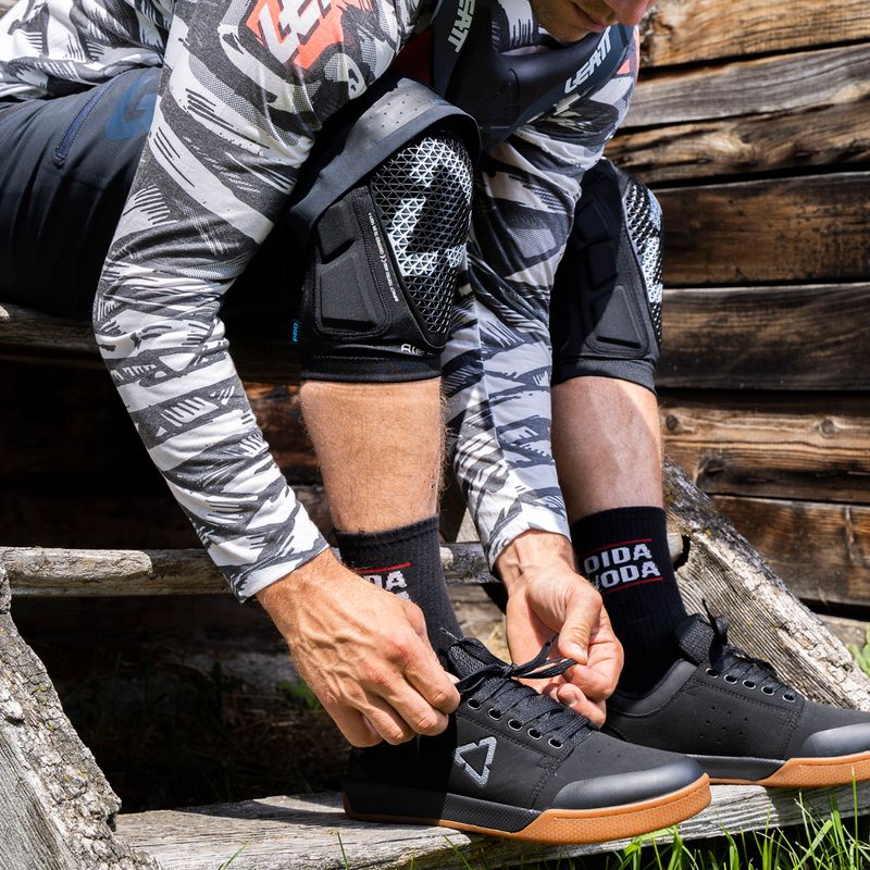Protezioni per ginocchia da bicicletta Leatt AirFlex Pro flint 5