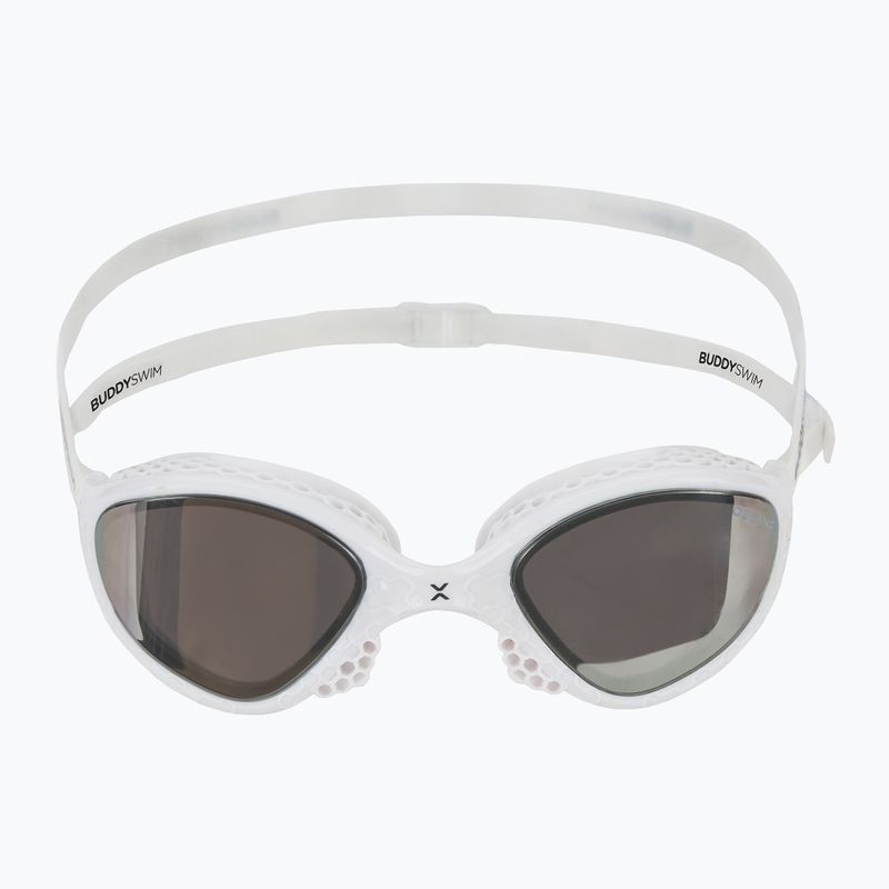 Occhiali da nuoto BuddySwim OzeanX Mirror bianco / argento 2