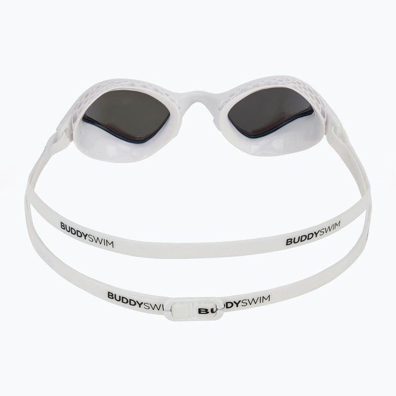 Occhiali da nuoto BuddySwim OzeanX Mirror bianco / argento 4