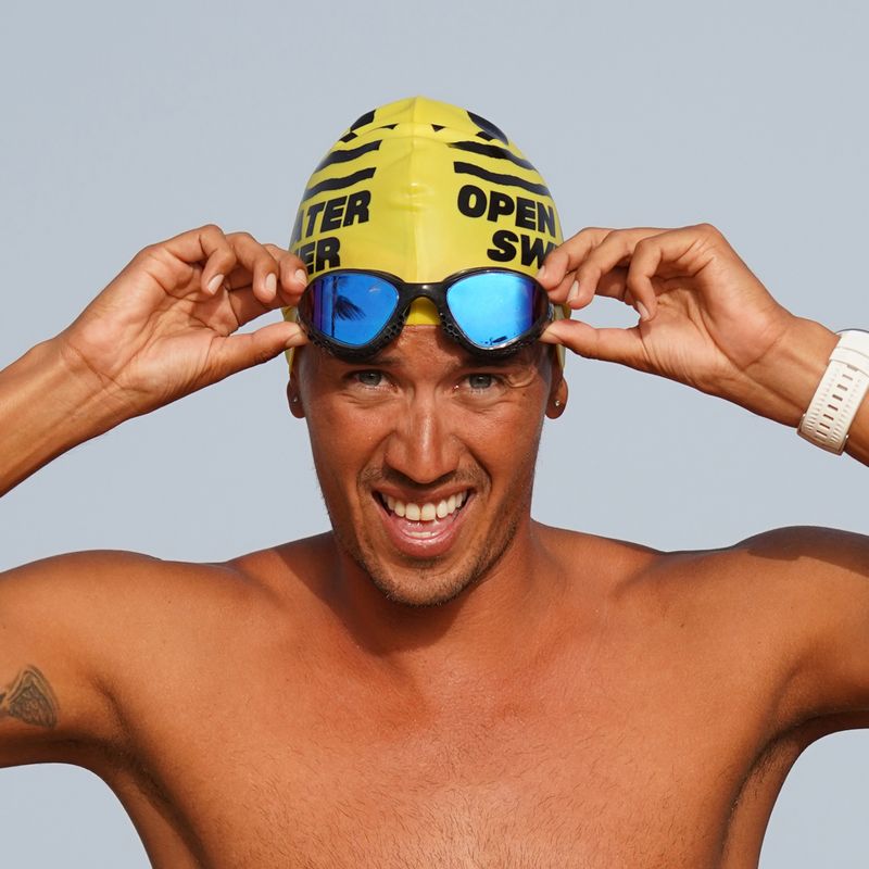 BuddySwim OWS Cuffia in silicone giallo 2