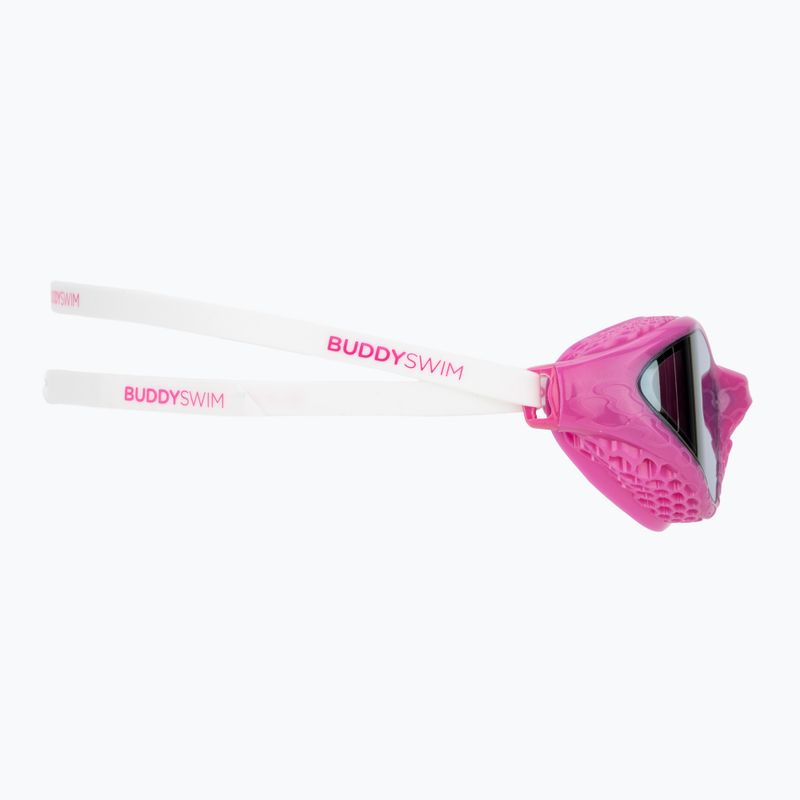 Occhialini da nuoto BuddySwim OzeanX Mirror pink/white/iridium 3