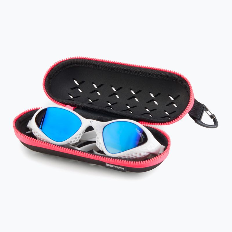 Custodia per occhialini da nuoto BuddySwim EVA Goggle Case black/pink 2