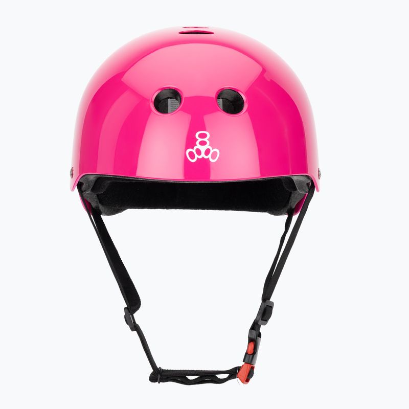 Triple Eight Il casco certificato Sweatsaver rosa lucido 2
