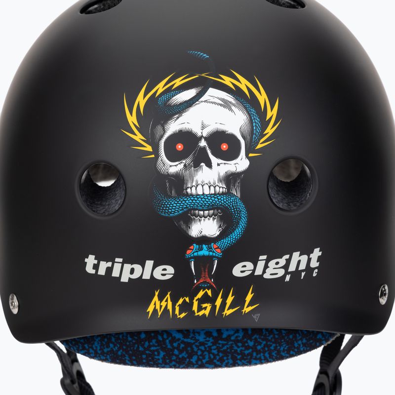 Casco Triple Eight Deep Cover Mike Mcgill black mcgill 7