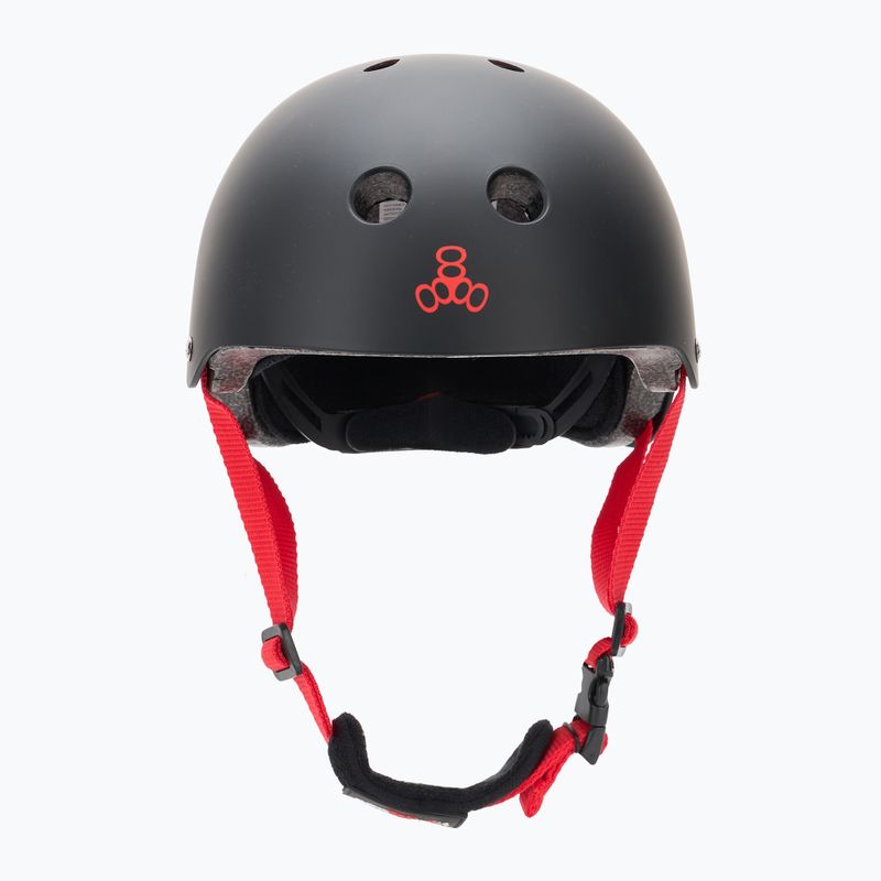Casco Triple Eight Lil 8 Youth nero opaco 2