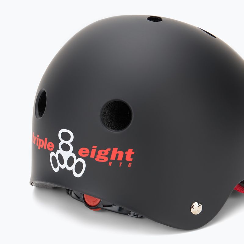 Casco Triple Eight Lil 8 Youth nero opaco 8