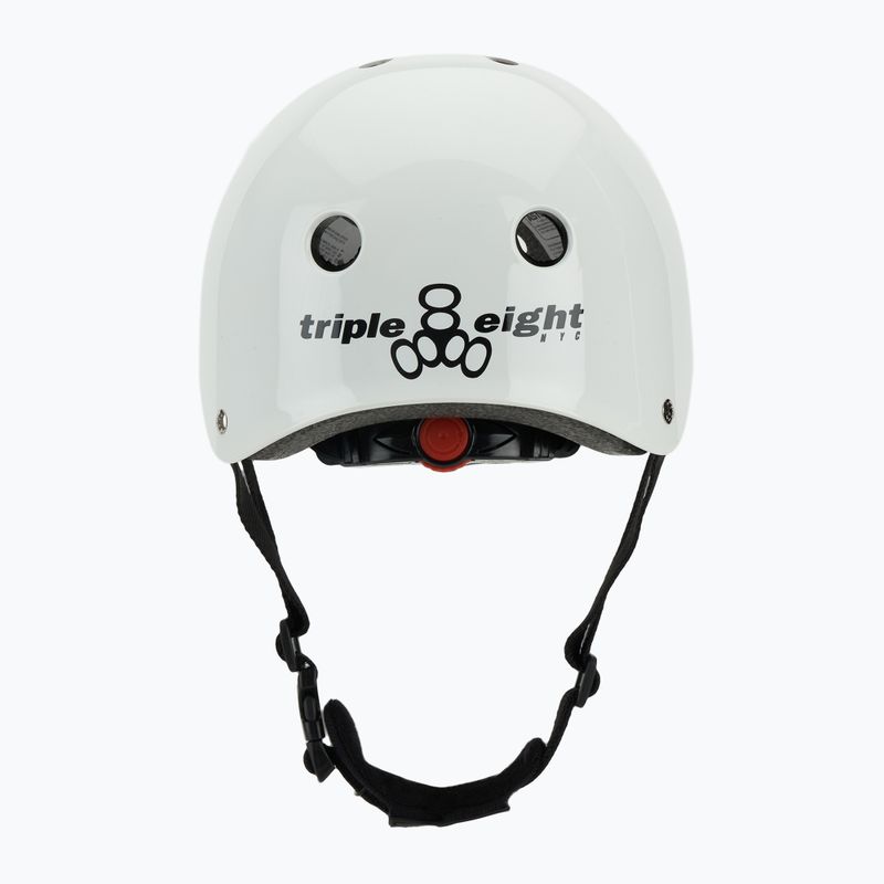 Casco da bambino Triple Eight Lil 8 Youth bianco lucido 4
