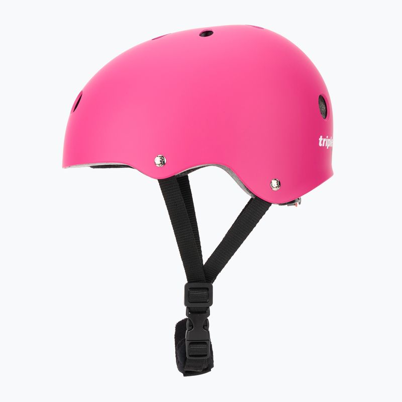 Casco per bambini Triple Eight Lil 8 Youth rosa neon opaco 3