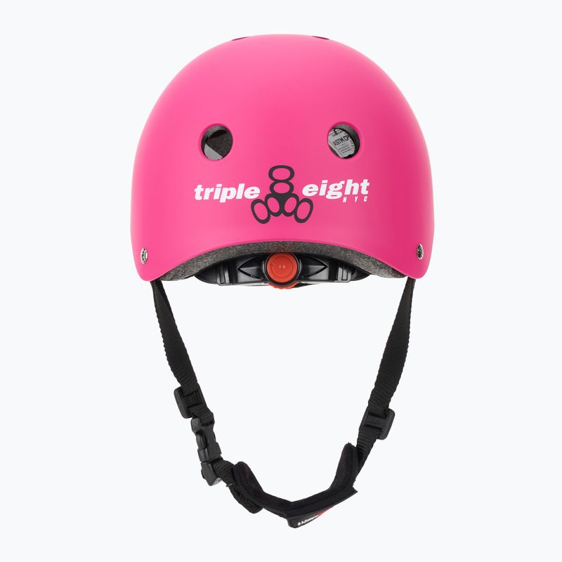 Casco per bambini Triple Eight Lil 8 Youth rosa neon opaco 4