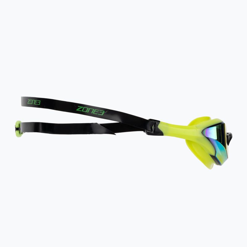 Occhialini da nuoto ZONE3 Volare Streamline Racing lime/black 3
