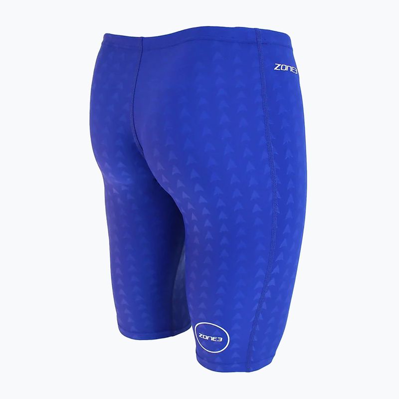 Jammer da nuoto da uomo ZONE3 FINA Approved Performance Speed blue/white 2