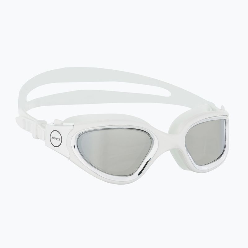 Occhiali da nuoto ZONE3 Vapour bianco/argento