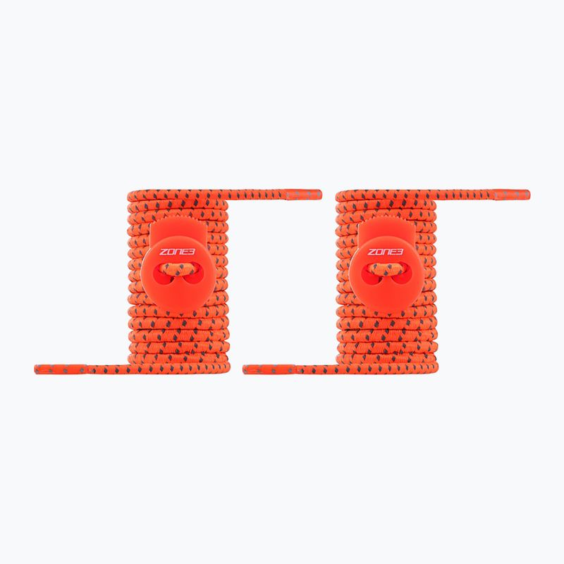 ZONE3 Lacci elastici autobloccanti arancio neon 2