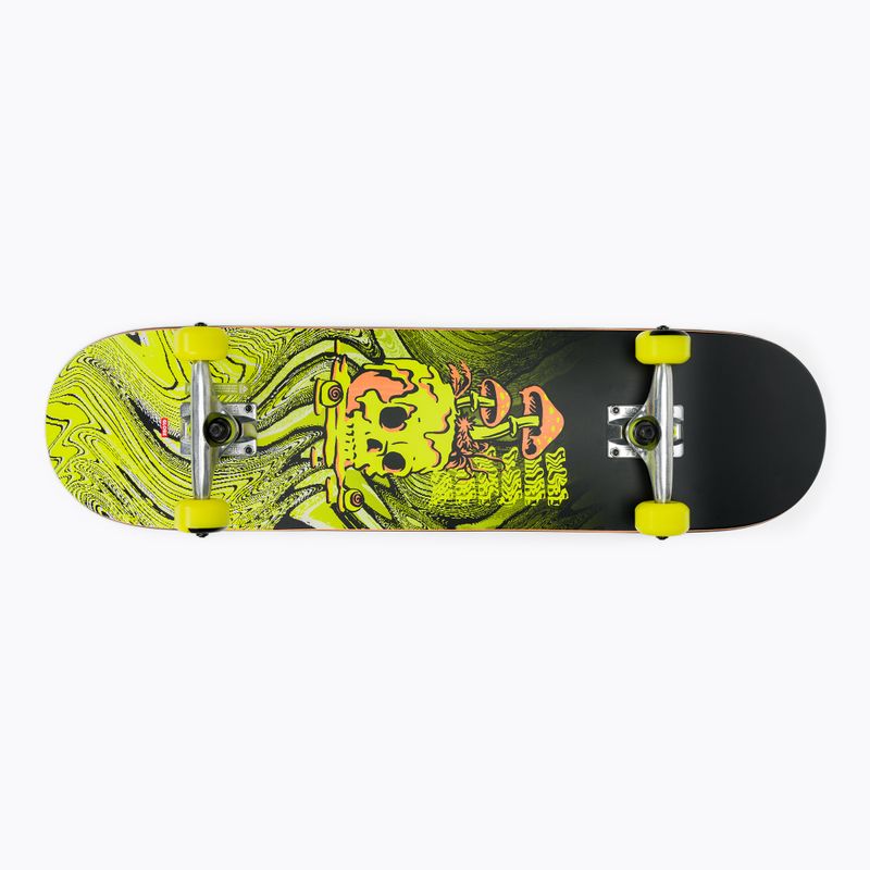 Globe G1 Nature Walk skateboard classico nero/giallo tossico