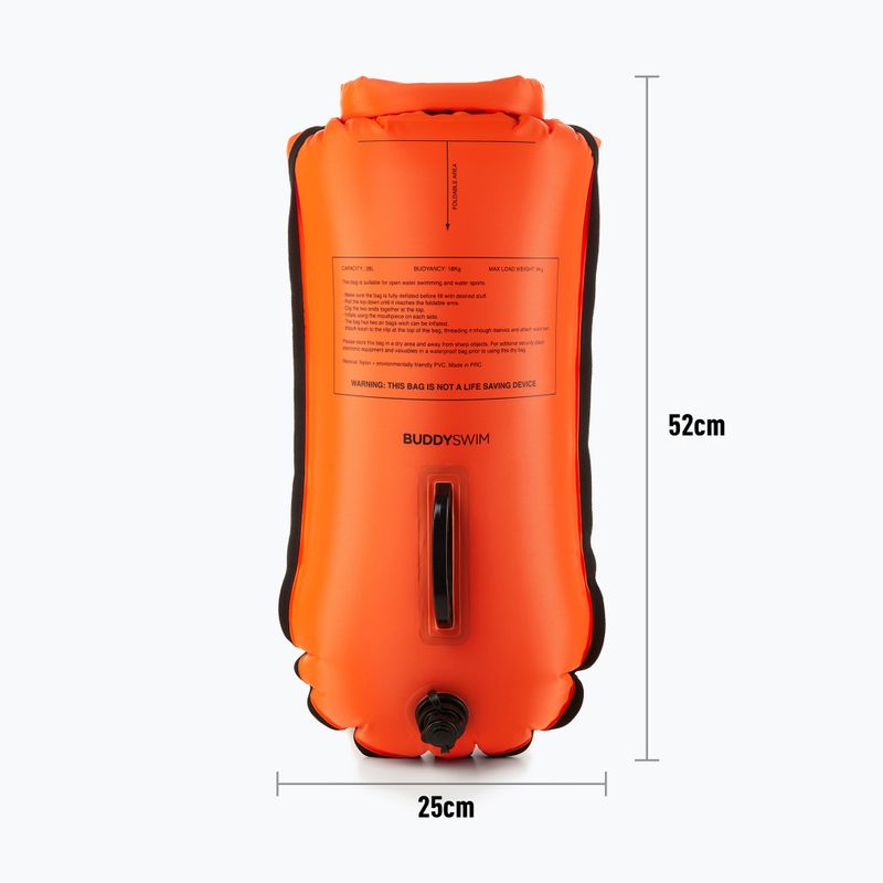 BuddySwim LLS Dry Bag boa di assicurazione 28 l arancione 3