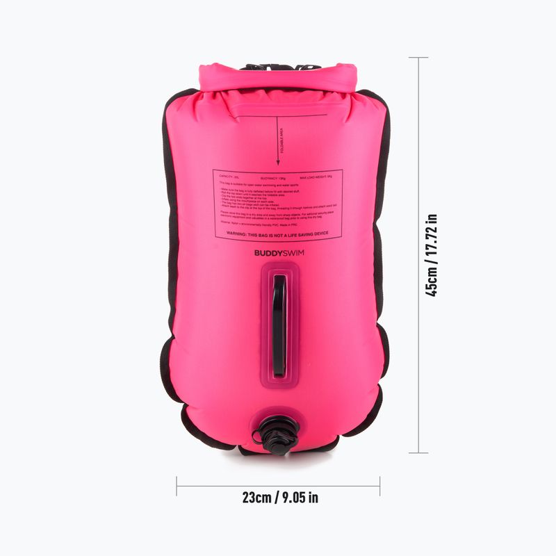 BuddySwim CSW Dry Bag boa di assicurazione 20 l rosa 3