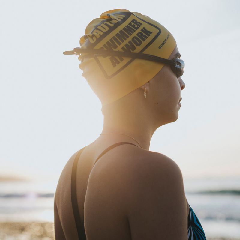 BuddySwim CSW Cuffia in silicone giallo 3