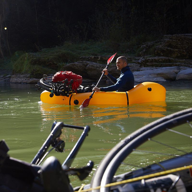 Pinpack Packraft Pontile aperto compatto giallo 8