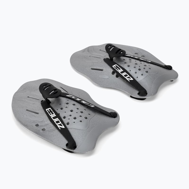 ZONE3 Ergo - palette da nuoto in argento