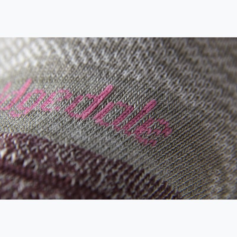 Calze da trekking da donna Bridgedale Hike Ultralight Performance Crew aubergine 3