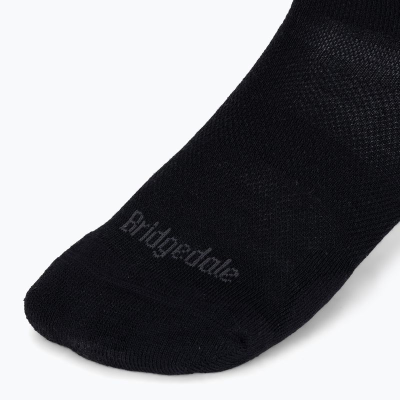 Calze da trekking da uomo Bridgedale Hike Ultralight Performance Ankle black/grey 3