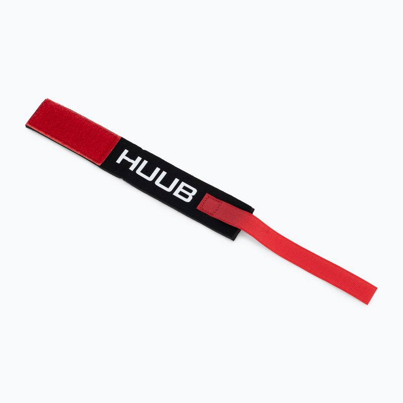 HUUB Timing Chip Band nero/rosso 3