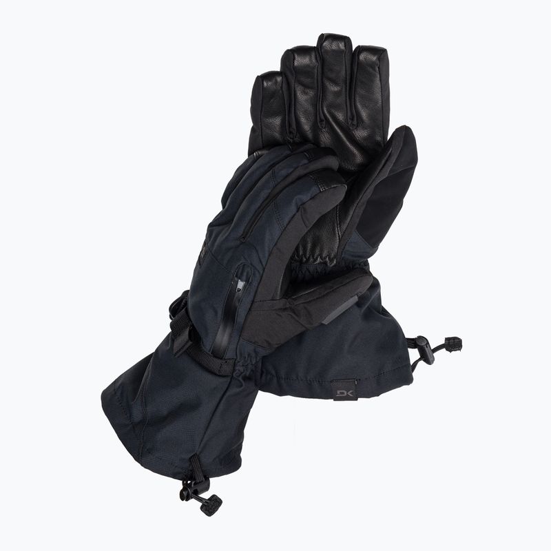 Guanto da snowboard Dakine Leather Titan Gore-Tex da uomo nero 2