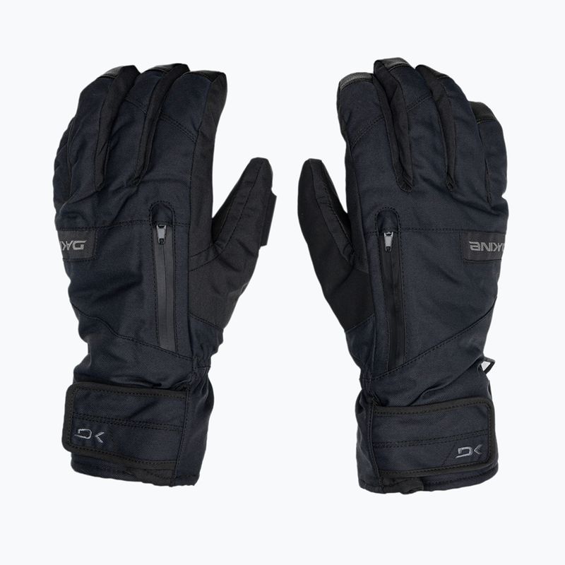 Guanto da snowboard corto da uomo Dakine Leather Titan Gore-Tex nero 3
