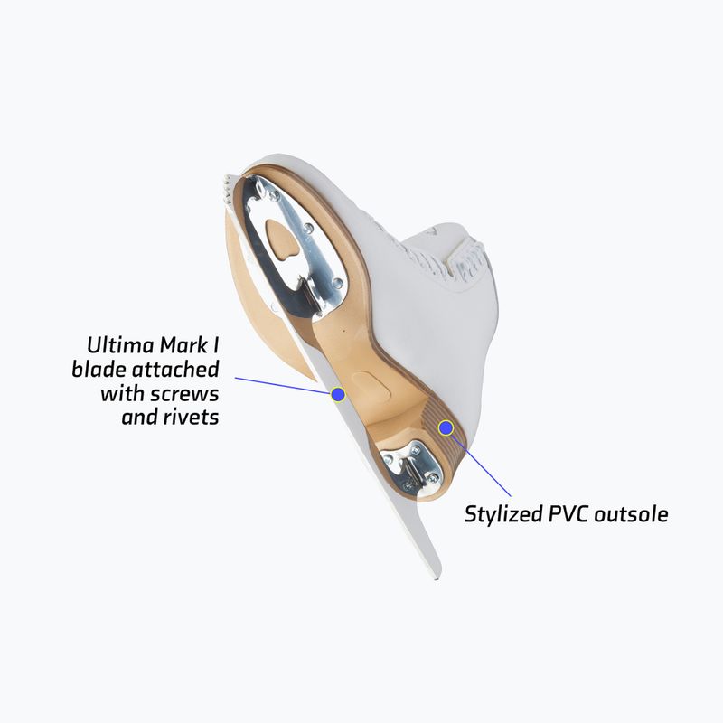 Pattini da ghiaccio da donna Jackson Classic 200 Ultima Mark I Blade white 10