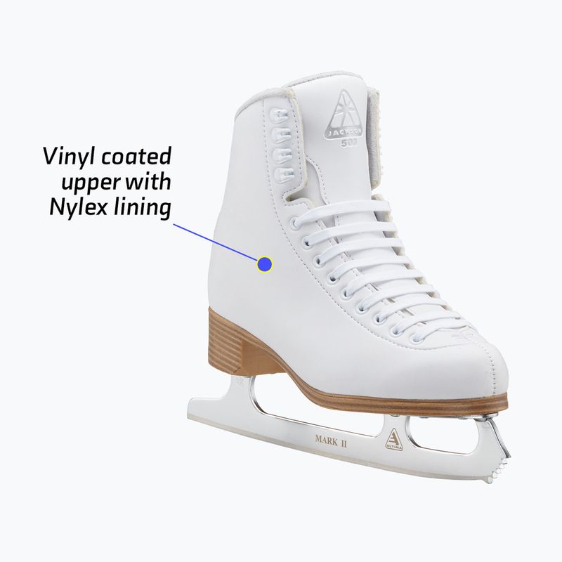 Pattini da ghiaccio da donna Jackson Classic 500 Ultima Mark I Blade white 10
