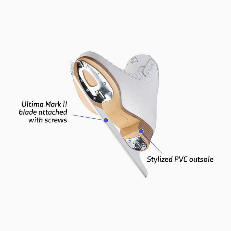 Pattini da ghiaccio da donna Jackson Classic 500 Ultima Mark I Blade white 11