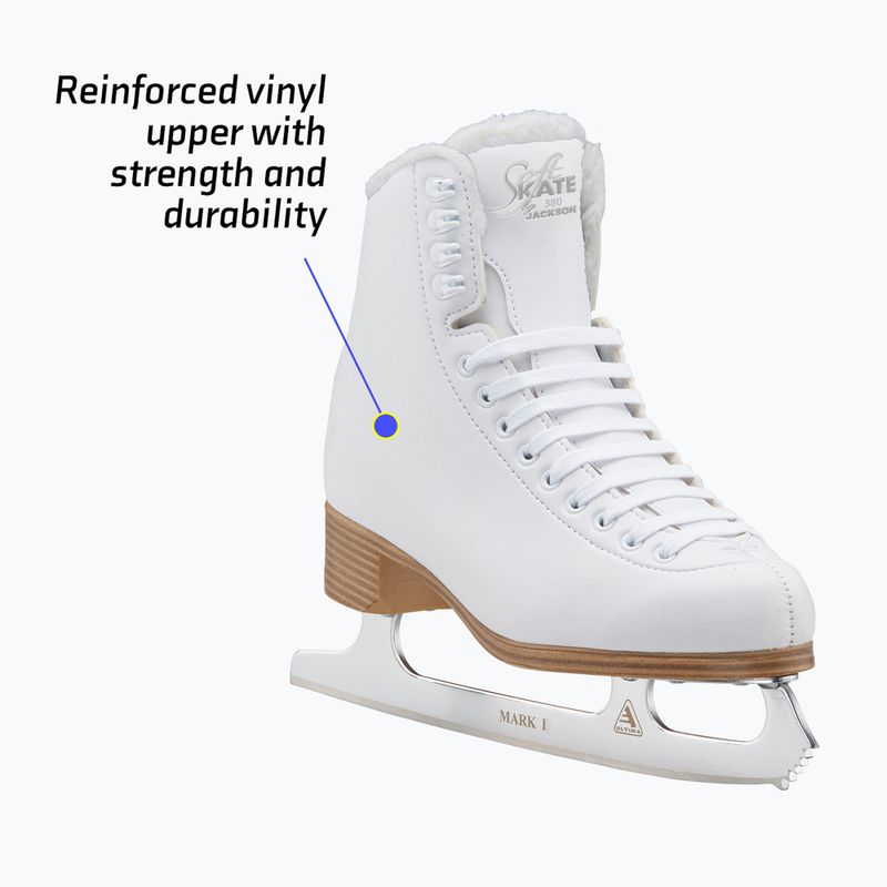 Pattini da ghiaccio da donna Jackson Classic 380 Ultima Mark I Blade white 10