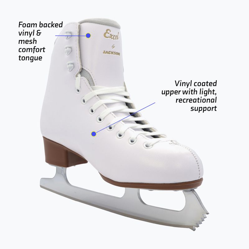 Pattini da ghiaccio da donna Jackson Excel Mark II Blade white 10