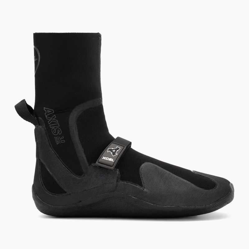 Scarpe in neoprene Xcel Axis Round Toe 3 mm black 2