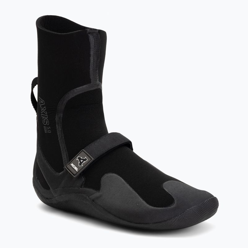 Scarpe in neoprene Xcel Axis Round Toe 5 mm black